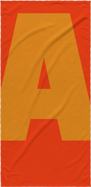 Letter A Alvin And The Chipmunks Style Beach Towel   Alvin And The Chipmunks Letter  HD Png Download