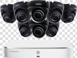 8 channel 2k Resolution Ip Security Camera System With   Ip Camera  HD Png Download