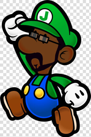 Big Jon  weegee   Paper Luigi Png  Transparent Png