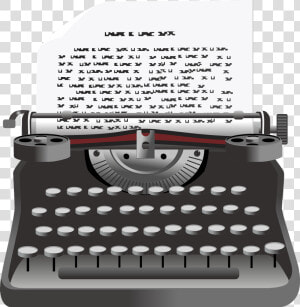 Typewriter Clip  HD Png Download