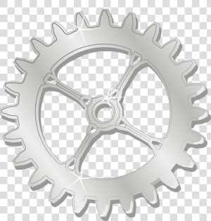 Cog  Wheel  Gear  Metal  Chrome  Gears  Mechanics   Machine Gear Clip Art  HD Png Download