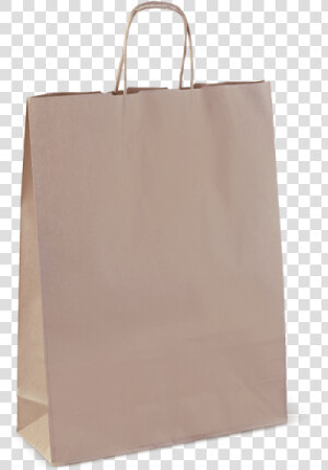 Twist Handle Brown Paper Carry Bag Large   Tote Bag  HD Png Download