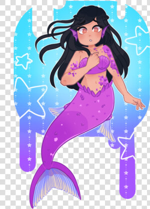 Clip Art Mermaids Tumblr   Aphmau As A Mermaid  HD Png Download