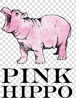 Pink Hippo Events   Logo  HD Png Download