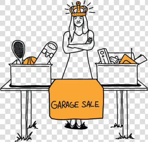 Make Your Garage Sale The Sale Of The Century   Cartoon  HD Png Download