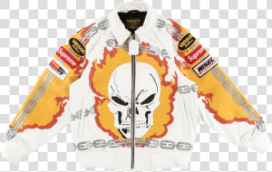 Supreme Vanson Leather Ghost Rider Sleeves  HD Png Download