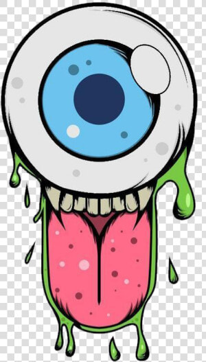  halloween  eye  mouth  teeth  monster  horror  scary   Eyes T Shirt Design  HD Png Download