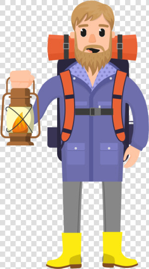 Travel Character   Tourist Cartoon Transparent  HD Png Download