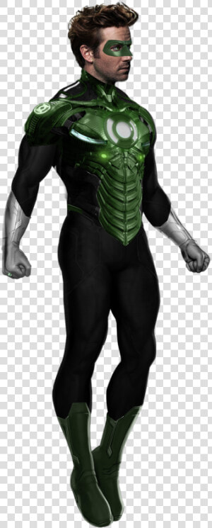 Green Lantern green fictional Figure batman   Green Lantern Full Body  HD Png Download