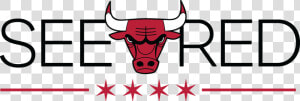 Chicago Bulls Png Logo Clipart   Png Download   See Red Chicago Bulls  Transparent Png