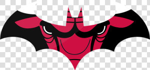 Chicago Bulls Batman Logo Clipart   Png Download   Chicago Bulls And Batman Logo  Transparent Png