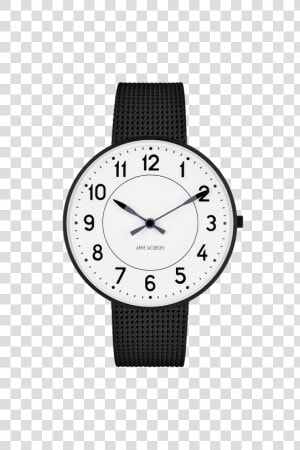 Station 40 Mm   Arne Jacobsen Bankers Watch  HD Png Download