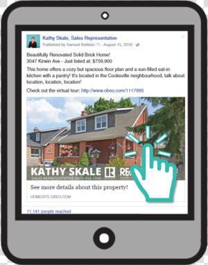 Propertyspark Property Spark Click Post V3 Ipad V2  HD Png Download