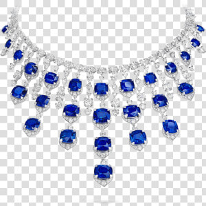 Sapphire And Diamond Necklace   Sapphire And Diamond Necklace David Morris  HD Png Download