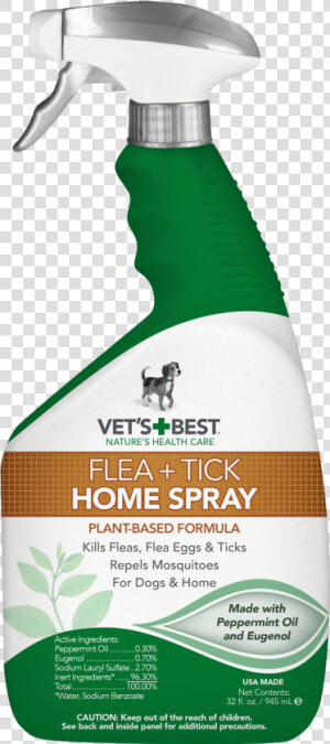 Vet S Best Flea And Tick Home Spray For Dogs And Home    Vets Best Flea And Tick Spray  HD Png Download