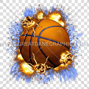 Exploding Basketball Clipart Graphic Transparent Explosive   Basketball T Shirt Designs  HD Png Download