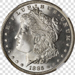 Morgan Silver Dollar  HD Png Download