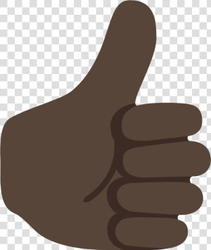 Transparent Thumbs Up   Emoji Daumen Schwarz  HD Png Download