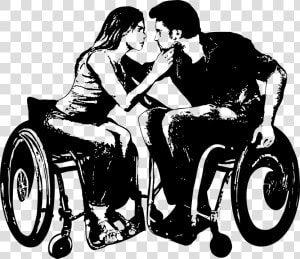 Wheelchair  Love  Disability  Disabled  Female  Girl   Sexo Y Discapacidad Medular  HD Png Download