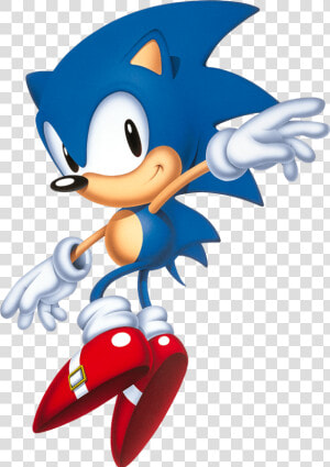 Transparent Sanic Png   Classic Sonic Japanese Art  Png Download