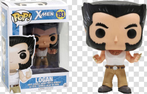 Logan With Tank Top Us Exclusive Pop Vinyl Figure   Logan Funko  HD Png Download