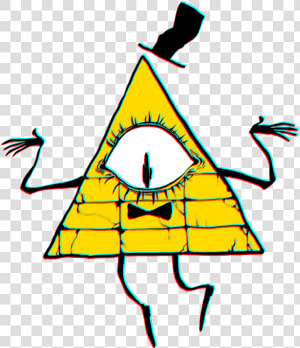 Billcipher Gravityfalls Cartoon Pyramid Yellow Eye   Gravity Falls Bill Icon  HD Png Download