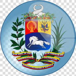 Escudo De La Republica Bolivariana De Venezuela   Venezuela Coat Of Arms Vector  HD Png Download