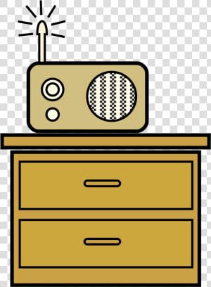 Turn On The Radio Cartoon Clipart   Png Download   Radio Cartoon Png  Transparent Png