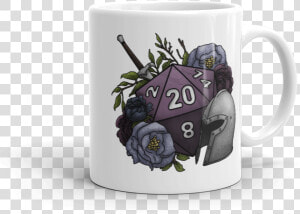 Fighter D20 White Mug   D20 Fighter  HD Png Download