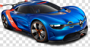 Blue Race Png Transparent   Renault Alpine Concept  Png Download