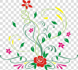 Flower Vector Floral Design   Floral Vector  HD Png Download