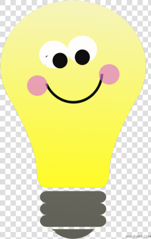 Thinking Light Bulb Clipart   Bulb For Kids  HD Png Download