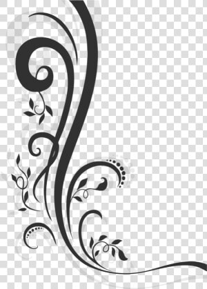 Fancy Paint Line Png Clipart   Png Download   Fancy Floral Design Png  Transparent Png