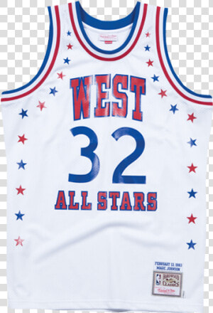 Jersey Clipart Jersey Kobe Bryant   Magic Johnson All Star Jersey White  HD Png Download