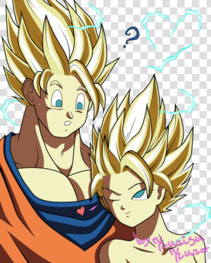 Transparent Caulifla Png   Dragon Ball Super Goku X Caulifla Fanfiction  Png Download