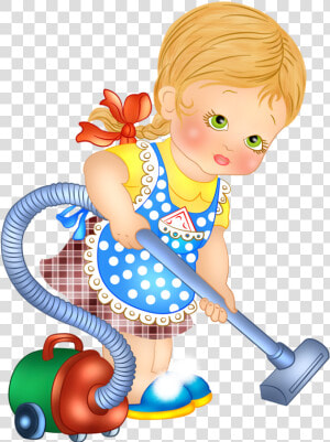 Art Kids  Decoupage  Cards  Cute Clipart  Sweet  Blog    Kids Cleaning Clipart  HD Png Download