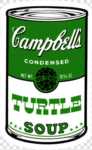 Turtle Soup Sticker   Pop Art Andy Warhol  HD Png Download