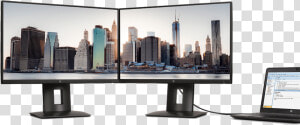 Gaming Dual Screen Png   Daisy Chain Hp Monitors  Transparent Png