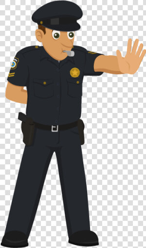 Hand painted Traffic Police Png Download   Traffic Police Png Logo  Transparent Png