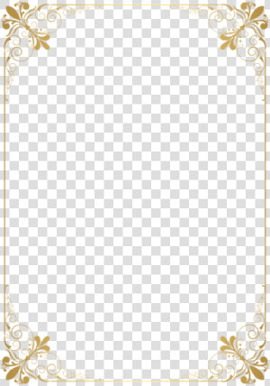 Transparent Gold Frame Border Png   Border Design Clipart Png  Png Download