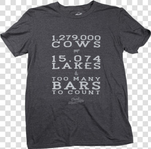 Drink Wisconsinbly Too Many Bars To Count T shirt   Active Shirt  HD Png Download