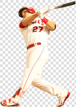 Mike Trout Hitting Png   Png Download   Mike Trout No Background  Transparent Png