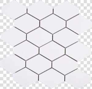 Diamond Pattern White Ceramic Mesh Mounted Mosaic Tile   Terracotta Tiles  HD Png Download