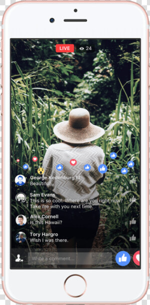Comentarios En Facebook Live  HD Png Download