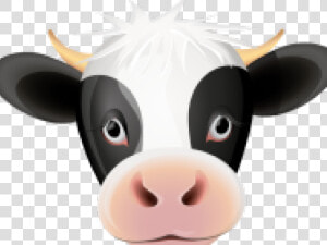 Transparent Cow Face Clipart Black And White   Cartoon Cow Face Clipart Png  Png Download