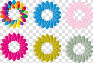 Transparent Flower Pngs   Printable Colorful Color Flowers  Png Download