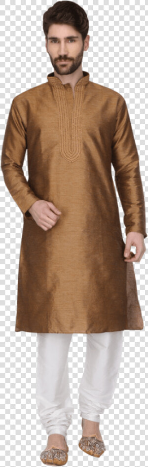 Mens Solid Regular Fit Kurta Pyjamas   Standing  HD Png Download