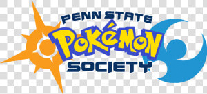 Penn State Pokemon Society   Pokemon Moon Game Logo  HD Png Download