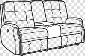 2882 601m   White Reclining Sofa Clip Art Png  Transparent Png