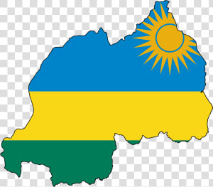 Rwanda Flag Map Rwanda Flag  Africa Mission Trip  Peace   Rwanda Flag Map  HD Png Download